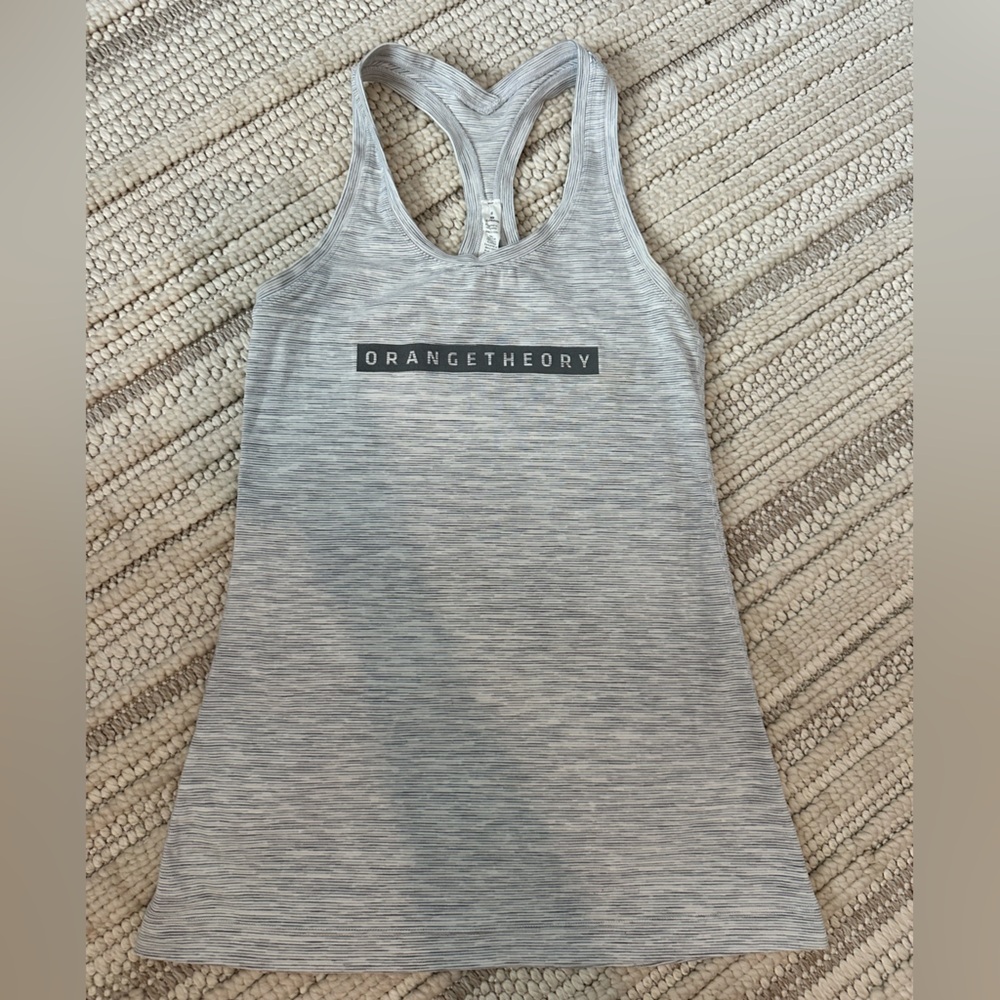 Lululemon x Orangetheory Gray Tank Top